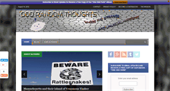 Desktop Screenshot of oddrandomthoughts.com
